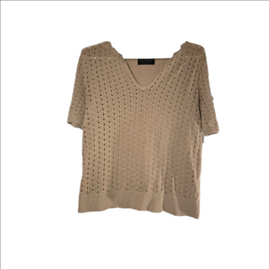 Women's Banana Republic Short Sleeve Tee in Beige